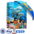 China Manufacture 3D Lenticular Notebook